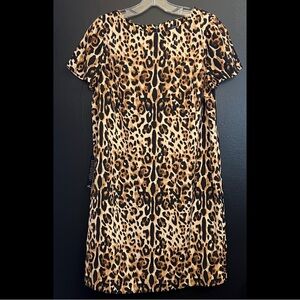 The Limited Leopard Print Dress - Black and Tan